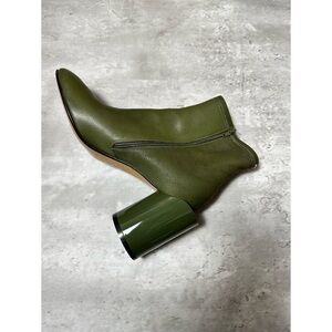 Maison Margiela‎ off-center stacked heel ankle boot 41